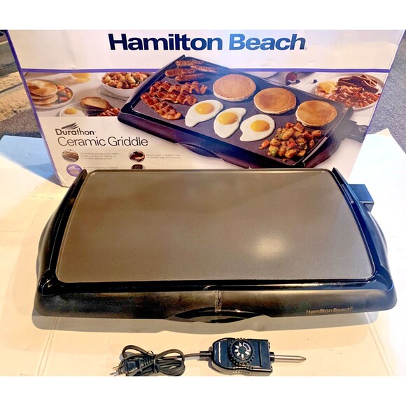 Hamilton Beach Durathon Griddle 38521 - SEE PHOTOS - Picture 8 of 10